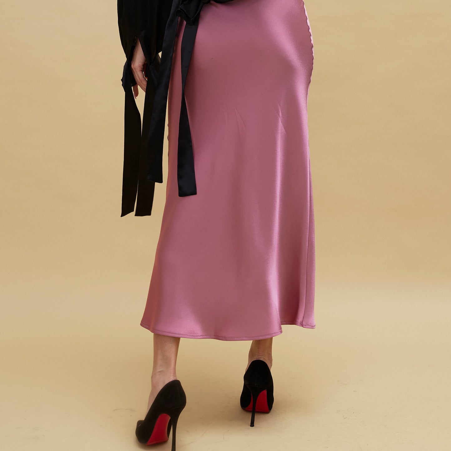 VIVIENNE Silk Satin Skirt