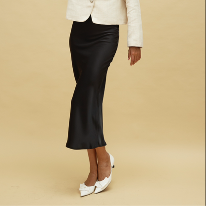 ELIANA Satin Silk Skirt